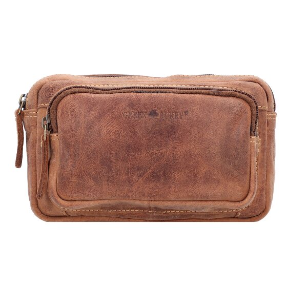 Greenburry Vintage heuptasje leer 20 cm