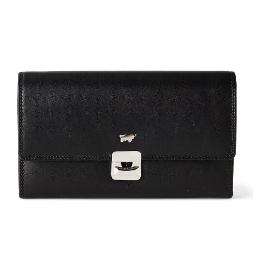 Braun Büffel Golf 3.0 Portemonnee RFID-bescherming Leer 17 cm