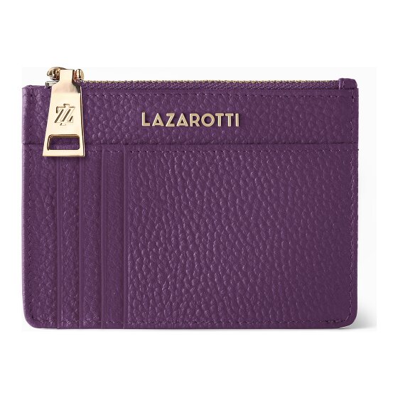 Lazarotti Bologna Leren sleutelhanger Kaarthouder leer 11,5 cm met air tag compartiment