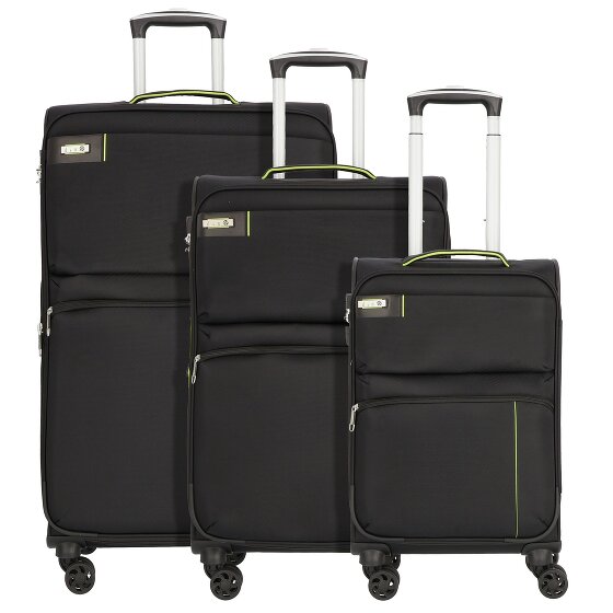 d&n Travel Line 6704 4 wielen Kofferset 3-delig