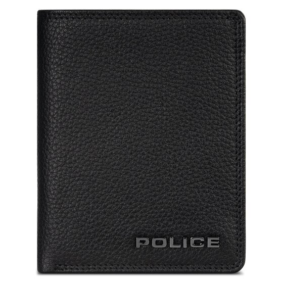 Police Portemonnee RFID leer 9.5 cm uitklapbaar
