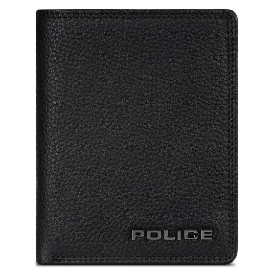 Police Portemonnee RFID leer 9.5 cm uitklapbaar