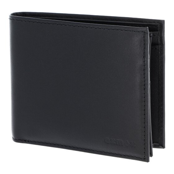 oxmox Leather Portemonnee RFID-bescherming Leder 12 cm