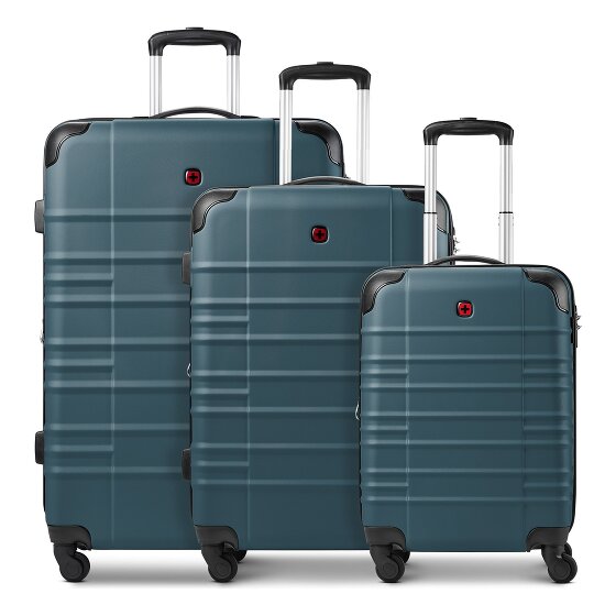 Wenger Amplar Evo 4 wielen Kofferset 3-delig met uitbreidingsplooi