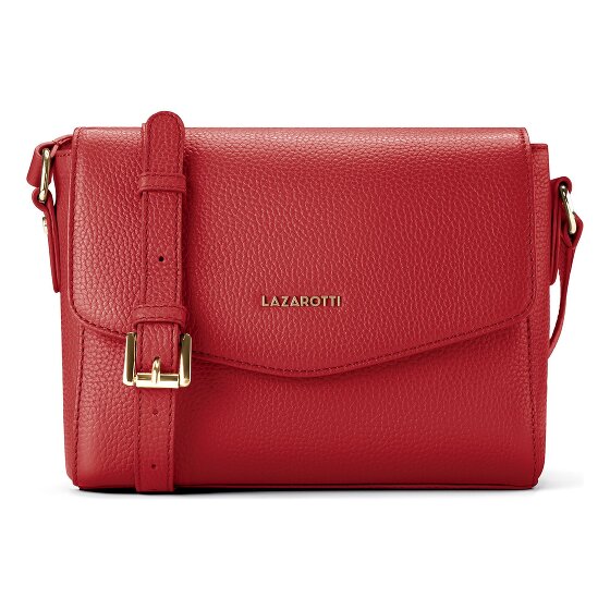 Lazarotti Bologna Leren Crossbody schoudertas leer 22 cm
