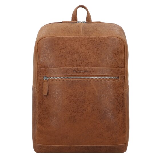 Plevier Urban Dagrugzak Leer 43 cm Laptop compartiment