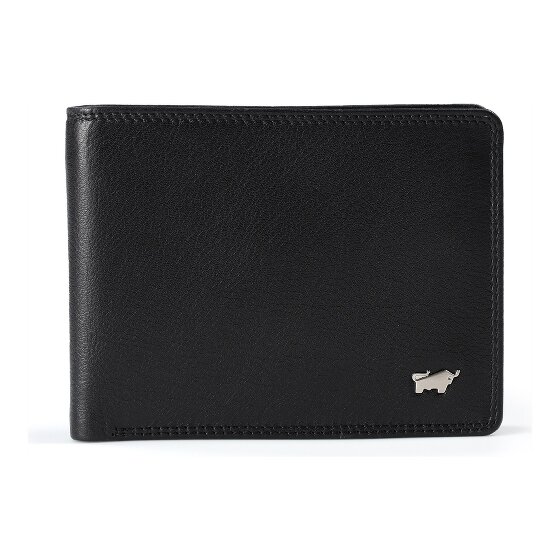 Braun Büffel Golf 3.0 Portemonnee RFID-bescherming Leer 12 cm