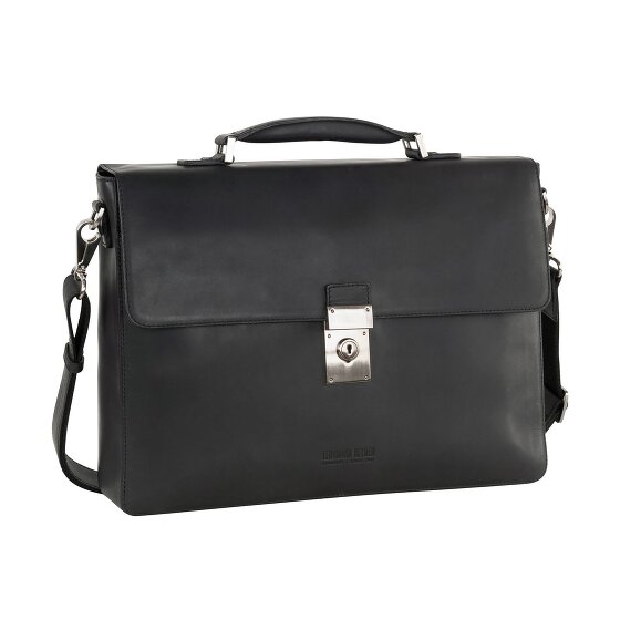 Leonhard Heyden Ottawa Messenger RFID Leer 38 cm Laptop Compartiment