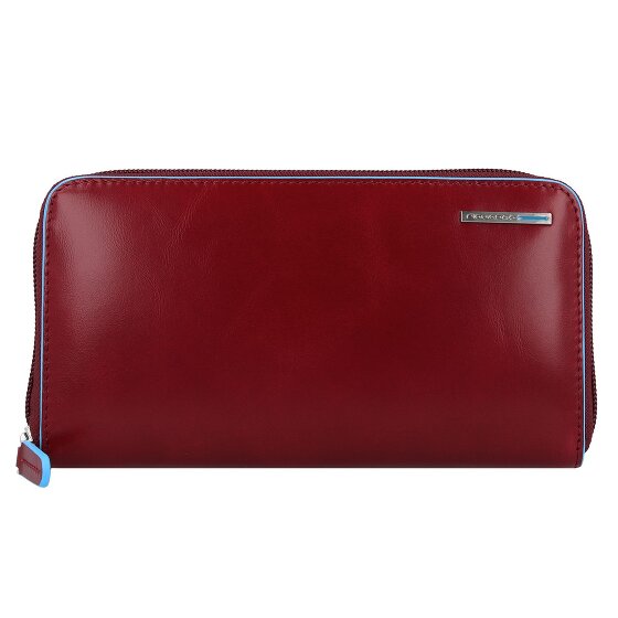 Piquadro Blauwe Vierkante Portemonnee RFID Leer 19 cm