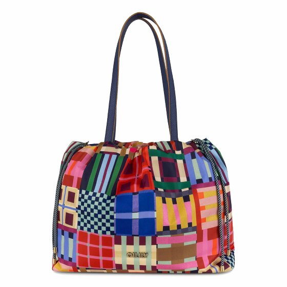 Oilily Tartan Tape Skar Shopper Tas 36 cm