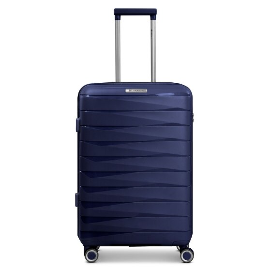 Franky London 4 wielen Trolley M 65 cm met uitbreidingsplooi