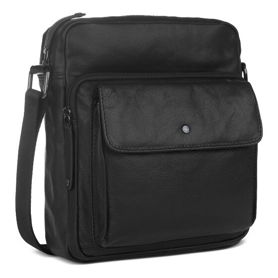 bugatti Black Magic Schoudertas Leer 22 cm