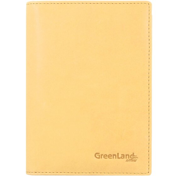 Greenland Nature Zachte gekleurde paspoorthoes RFID leer 12 cm