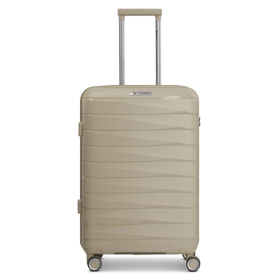Franky London 4 wielen Trolley M 65 cm met uitbreidingsplooi