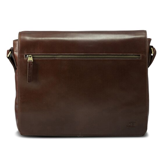 Jost Skagen Aktetas Messenger Leer 38 cm Laptop compartiment