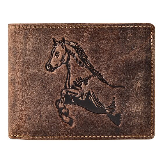 Greenburry Horse Portemonnee Leer 12 cm