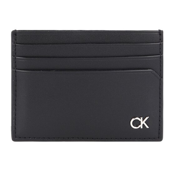 Calvin Klein Metal CK Kredietkaart etui Leer 10 cm