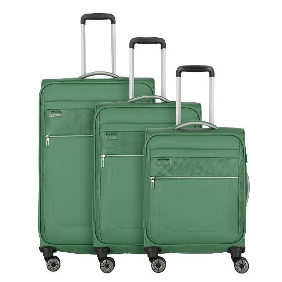 Travelite Miigo 4 wielen Kofferset 3-delig met uitbreidingsplooi
