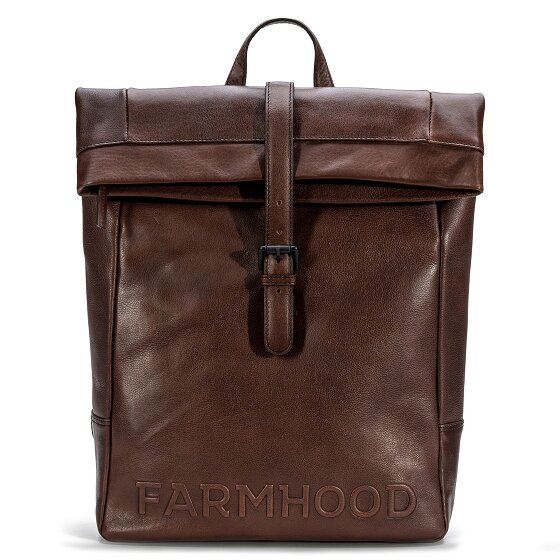 Farmhood Memphis Dagrugzak Leer 41 cm Laptop compartiment