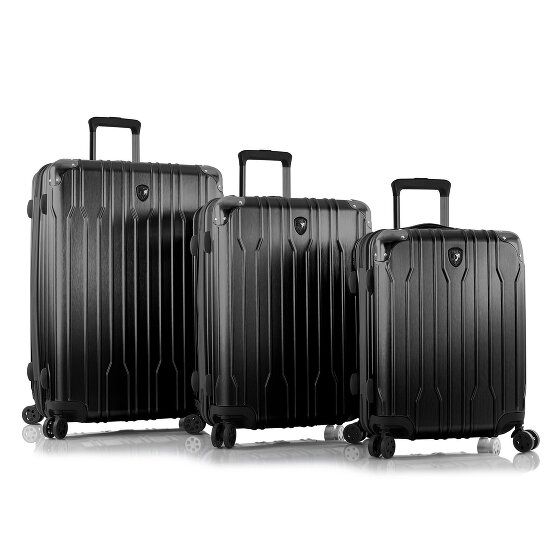 Heys Xtrak 4 wielen Kofferset 3-delig met uitbreidingsplooi
