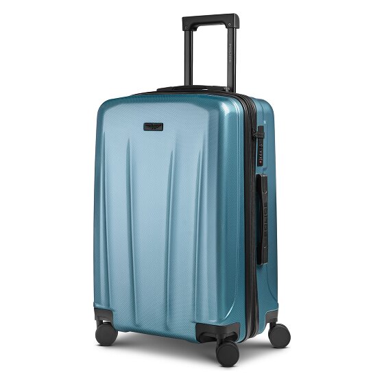 Police New York 4 wielen Trolley M 62 cm met uitbreidingsplooi