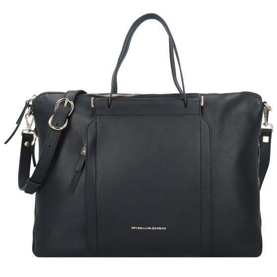 Piquadro Circle aktetas Leer 43 cm Laptopvak