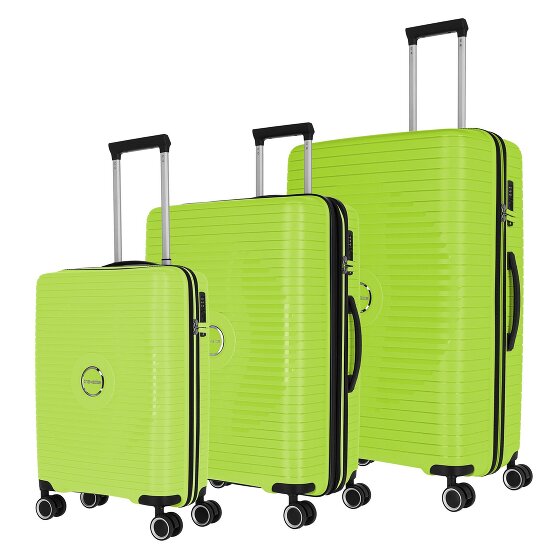 Travelite Orbita 4 wielen Kofferset 3-delig met uitbreidingsplooi