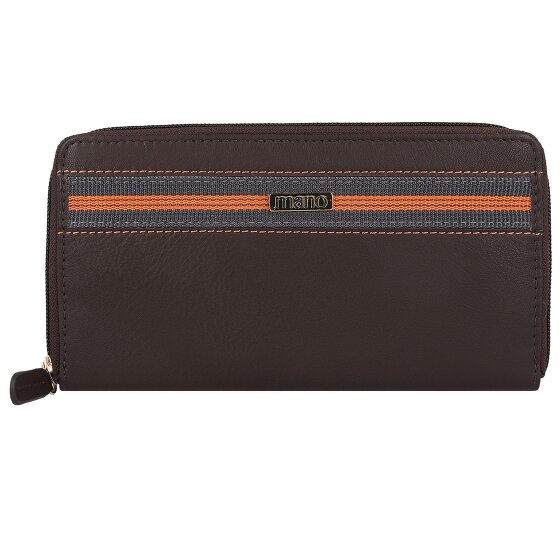 mano Don Leonardo Portemonnee RFID Leer 18 cm