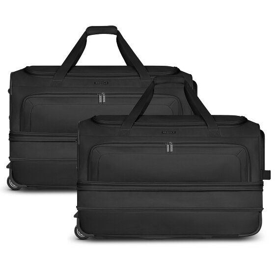 Redolz Duffle Essentials 2-wiel reistassenset 2-delig L+L met stretchvouw