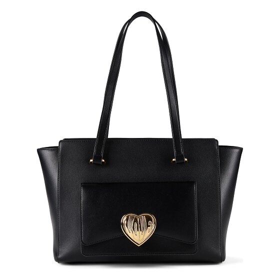 Love Moschino Victory Heart Shopper Tas Leer 34 cm