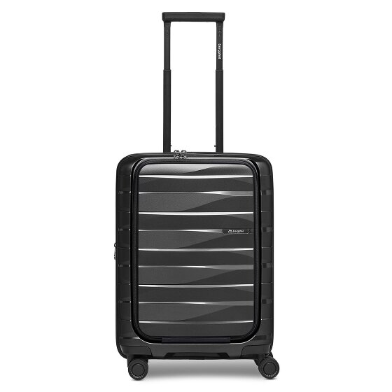 Bergpfeil Travel 4 wielen Cabinewagen 55 cm Laptop compartiment met uitbreidingsplooi