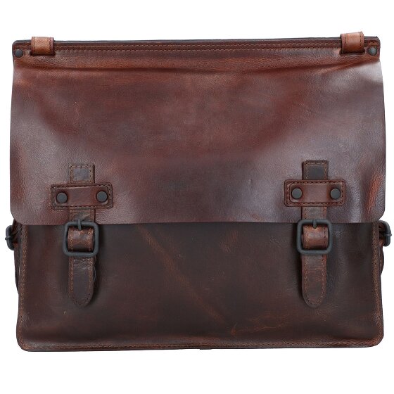 Harold's Aberdeen Boodschapper Leer 37 cm Laptop compartiment