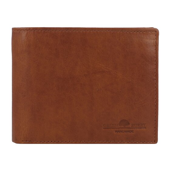Greenburry Newport Portemonnee RFID-bescherming Leer 12 cm