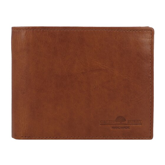 Greenburry Newport Portemonnee RFID-bescherming Leer 12 cm