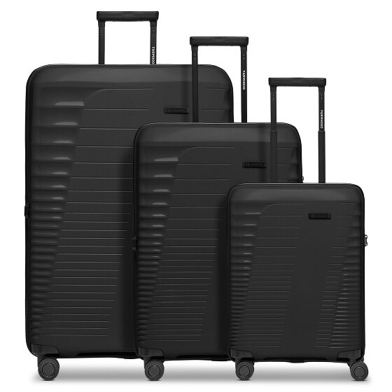 Farmhood Eco Edition 4 wielen Kofferset 3-delig met uitbreidingsplooi