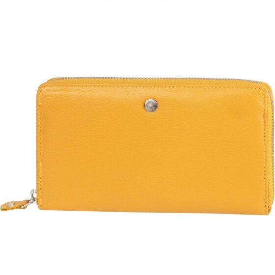 Greenburry Sponsachtige portefeuille leer 19 cm