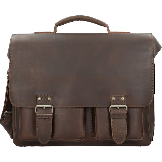 aunts & uncles Hunter Finn Aktetas Leer 40 cm Laptopcompartiment