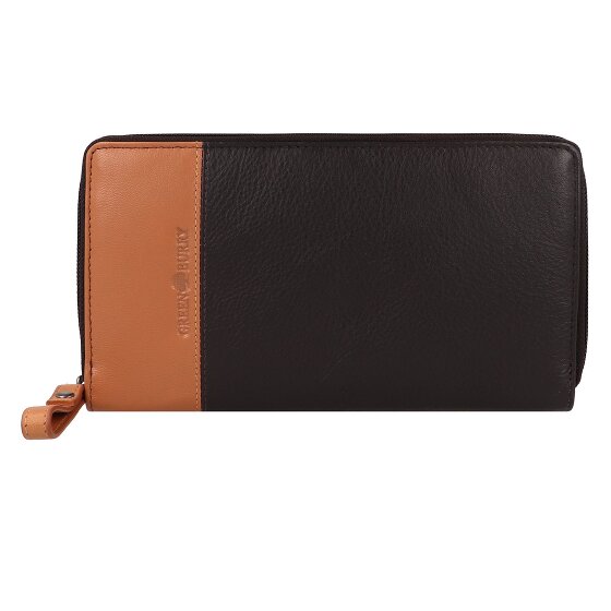 Greenburry Nappa Portemonnee RFID-bescherming Leer 19.5 cm