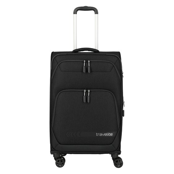 Travelite Kick Off 4 wielen Trolley M 67 cm met uitbreidingsplooi