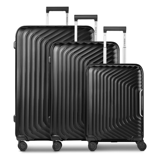Redolz Essentials 01 4 wielen Kofferset 3-delig met uitbreidingsplooi