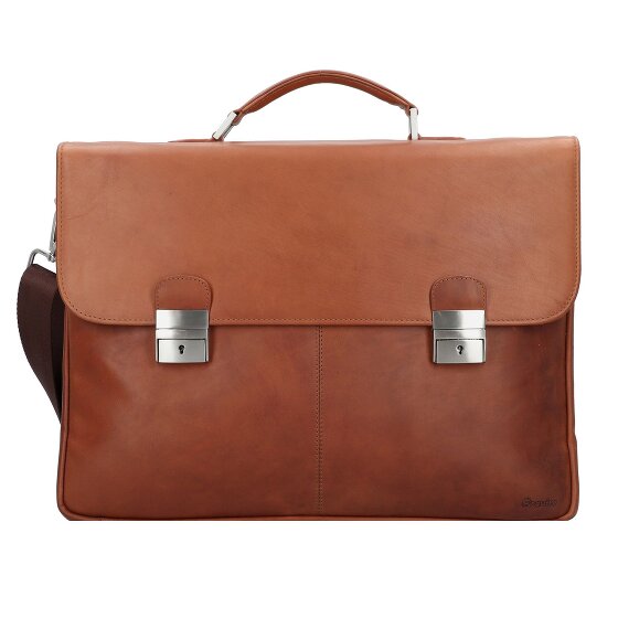 Esquire Dallas Koffer Leer 42 cm Laptop compartiment