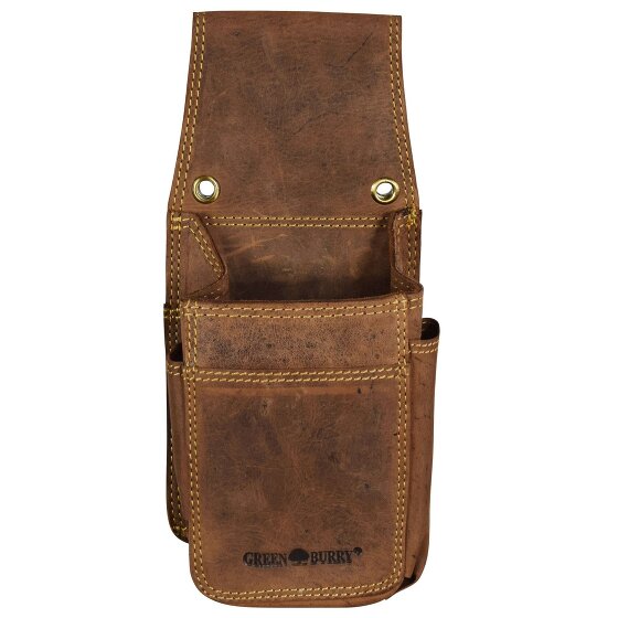 Greenburry Vintage heuptasje leer 14,5 cm