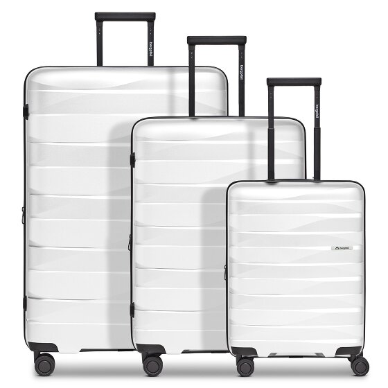 Bergpfeil Travel 4-wiel kofferset, 3-delig, met rekbare vouw