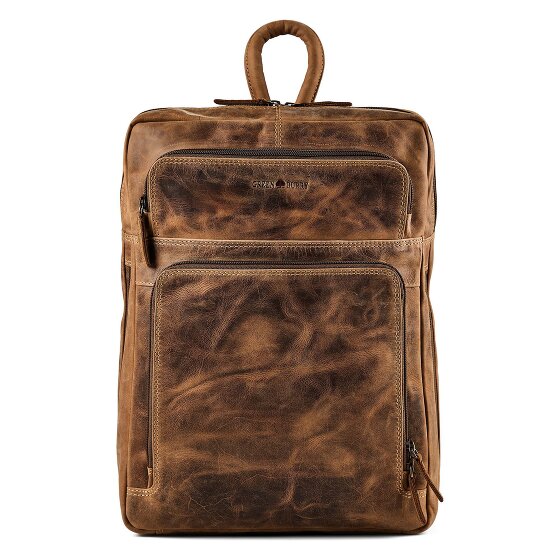 Greenburry Vintage Dagrugzak Leer 44 cm Laptop compartiment