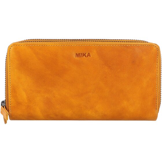 Mika Leren portemonnee 19 cm