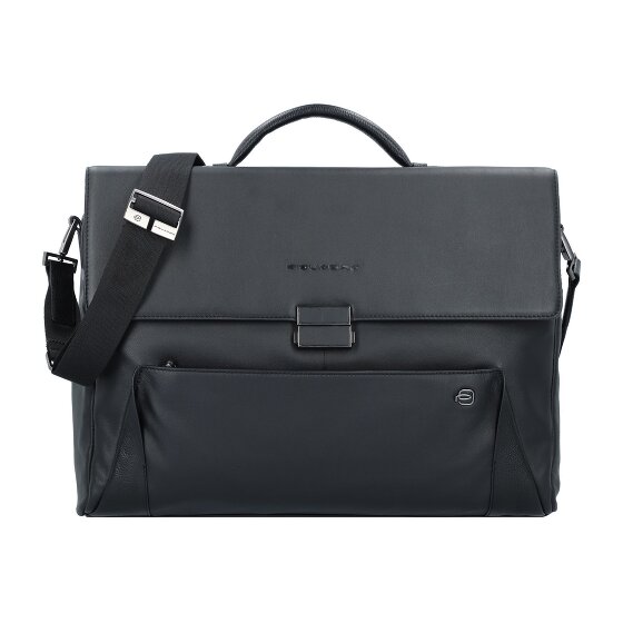 Piquadro Koffer Leer 42 cm Laptop compartiment