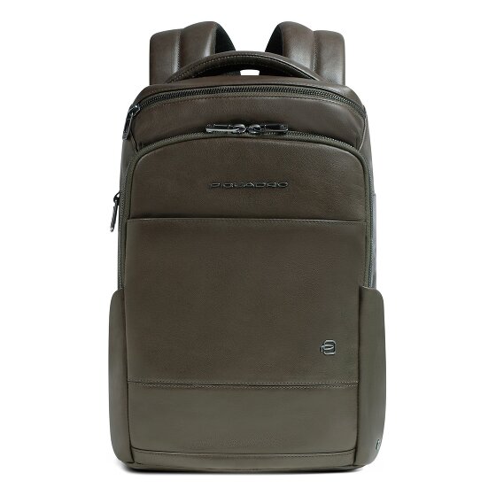 Piquadro Zaino Dagrugzak Leer 40 cm Laptop compartiment