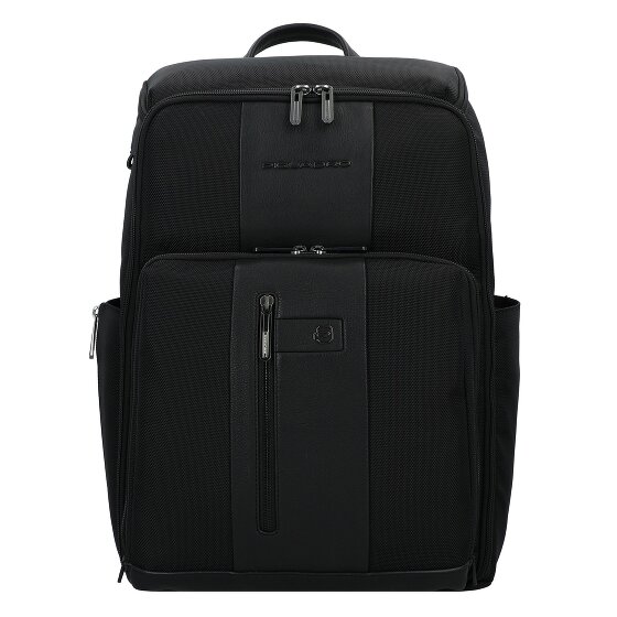 Piquadro Korte reisrugzak leer 43 cm laptopvak