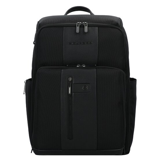 Piquadro Korte reisrugzak leer 43 cm laptopvak