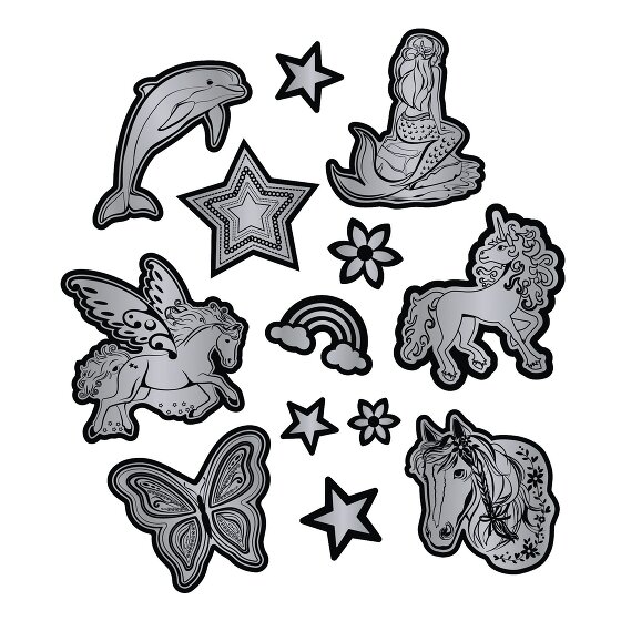 Step by Step Stickerset 13 stuks.